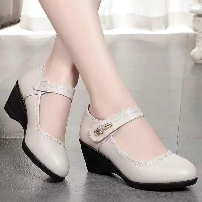 Lucía™ | Elegantes Zapatos de Confort con Tacón Medio