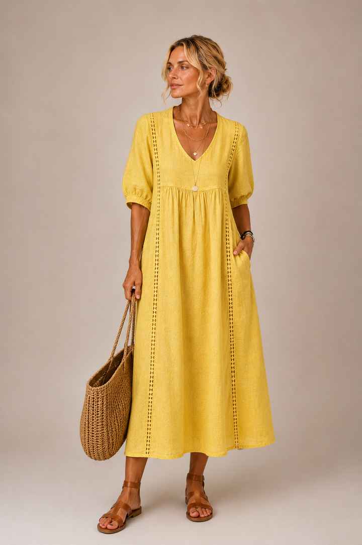 Élise™ | Vestido Midi de Verano con Elegancia Atemporal