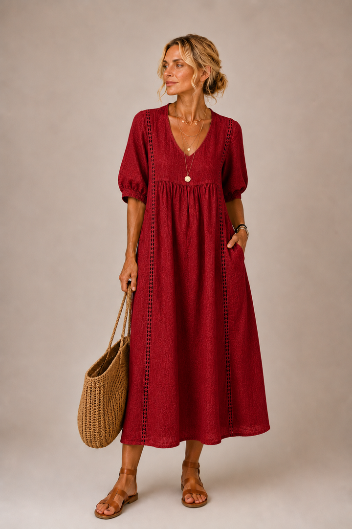 Élise™ | Vestido Midi de Verano con Elegancia Atemporal