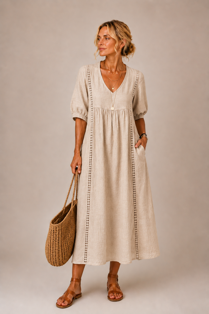 Élise™ | Vestido Midi de Verano con Elegancia Atemporal