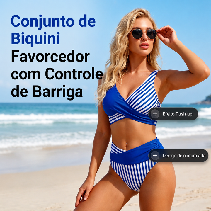 Valeria™ | Biquini Moldeador de Dos Piezas