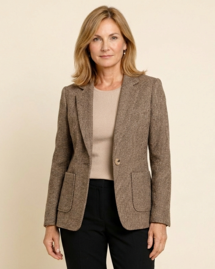 María - Blazer de tweed
