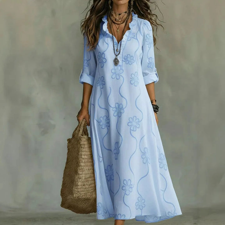 Valentina™ | Vestido Floral de Verano con Efecto Favorecedor