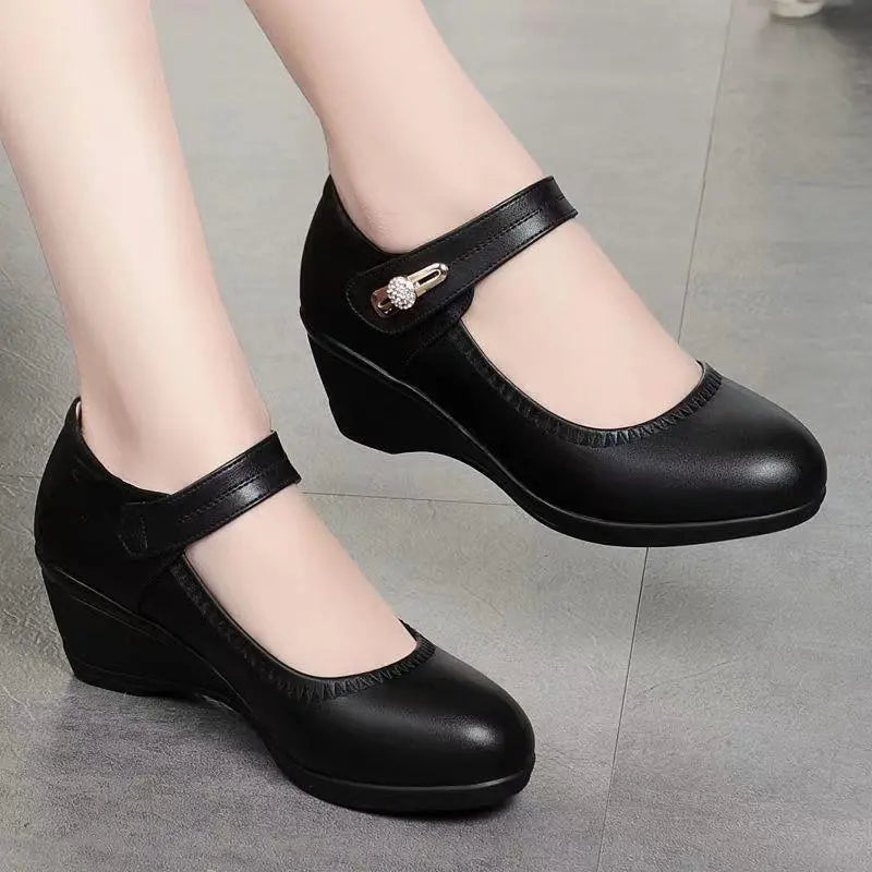 Lucía™ | Elegantes Zapatos de Confort con Tacón Medio