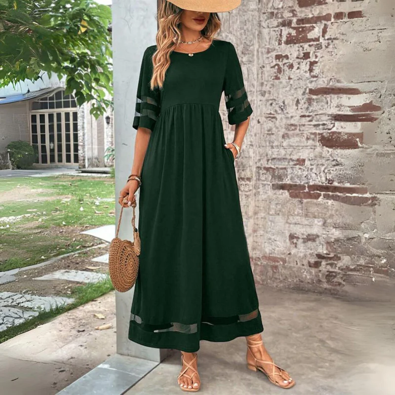 Vera™ | Vestido midi favorecedor que alisa el vientre